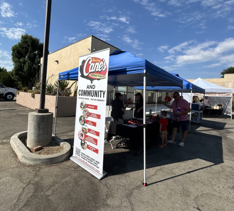 Raising Canes Booth